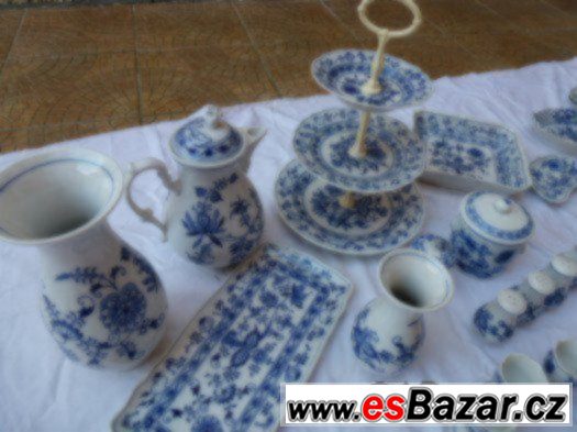 Velká sada porcelánu Dubský/ZWIEBELMUSTER – fotografie 2