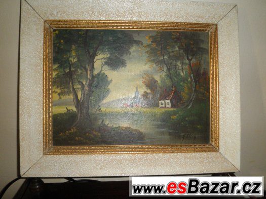 OBRAZ - OLEJ NA PLÁTNĚ - 41x51 cm – fotografie 1