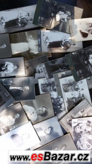 Stará fota na kartonu různých fotoatelierů.64 ks. – fotografie 3