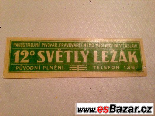 Pivní etikety do roku 1948 – fotografie 5