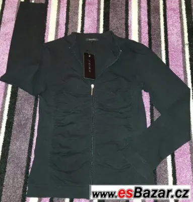 Černá mikina na zip =  GARANCE DORUČENÍ DO VÁNOC