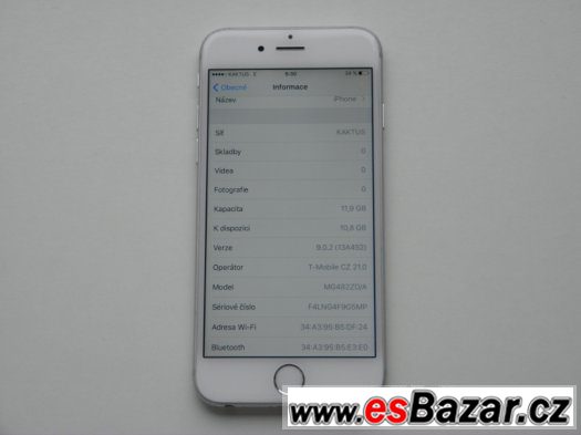 APPLE iPhone 6 16GB Silver – fotografie 2