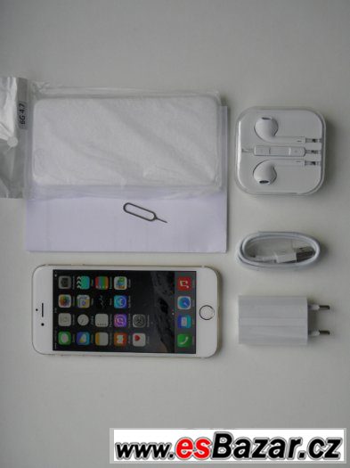 APPLE iPhone 6 64GB Gold - ZÁRUKA - DOBRÝ STAV – fotografie 1