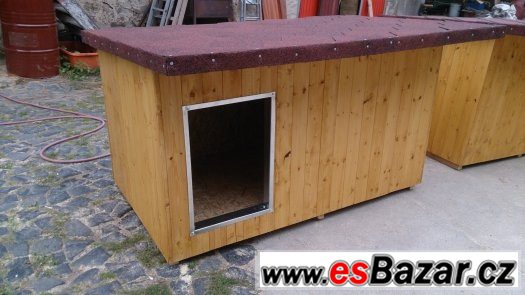 Zateplená psí bouda MIDDLE02  (140x85x85) – fotografie 1