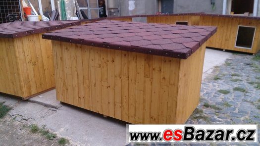 Zateplená psí bouda MIDDLE02  (140x85x85) – fotografie 3