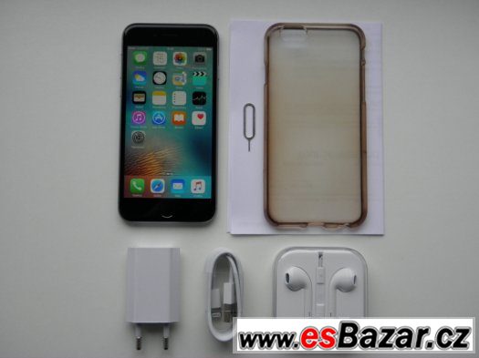 APPLE iPhone 6S 64GB Space Grey - ZÁRUKA - TOP STAV – fotografie 1