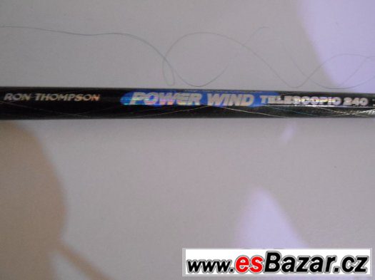 Prut Ron Thompson POWER WIND 2,40m /40-90Kg+Nav. Okuma BXR50 – fotografie 4