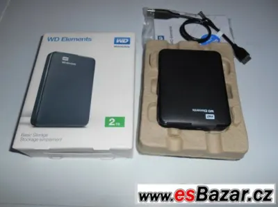 Western Digital Portable 2TB, USB 3.0, 2.5" externí (nový)