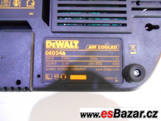 DEWALT DE0246-QW - 24 V nabíječka 1 hodina – fotografie 3