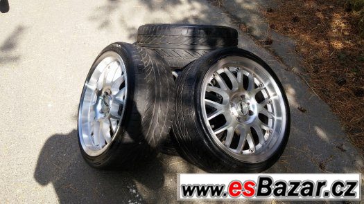 ALU KOLA ASA AR1 4X108 ET35 8X17+pneu hankook 205 40 17 – fotografie 1