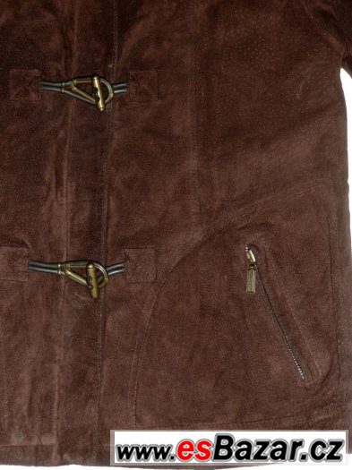 Kožená bunda Guess s kožíškem velikost S – fotografie 2