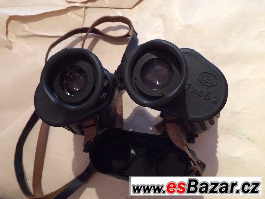 dalekohled PZO 7x45 raritní vojenská optika – fotografie 5