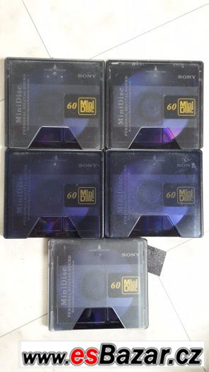 Sony Minidisky Blue - 5ks minidisc – fotografie 2
