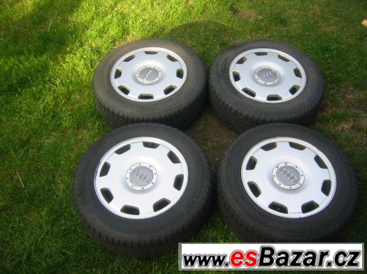 ALU KOLA audi 16 + zimní pneu 225/60/16, 5.5-6mm – fotografie 1