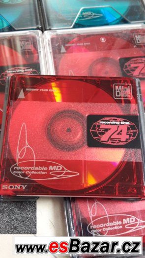 Sony Minidisky - 9ks minidisc – fotografie 1