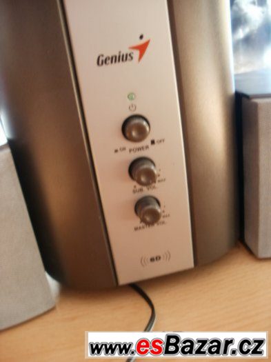 reproduktory 2.1 genius subwoofer zapojení 3 konektory – fotografie 5