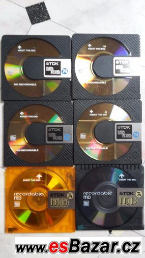 TDK minidisky - 6ks – fotografie 2