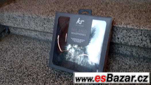 kitsound milano sluchátka nepoužívaná jak nové – fotografie 1