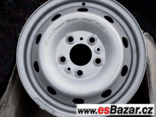1ks plech. disk 15" na Jumper, Master, Ducato – fotografie 1