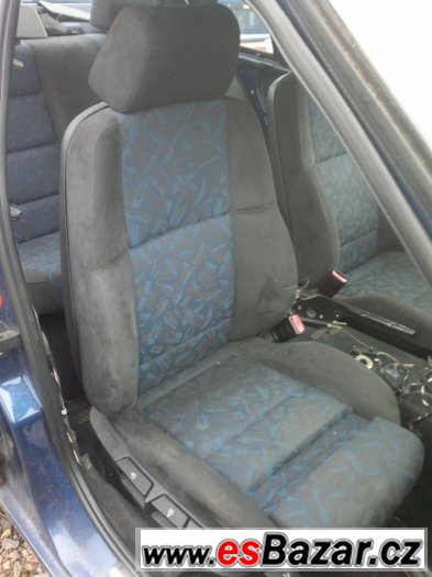 BMW e36 sedan alcantara sedadla – fotografie 4
