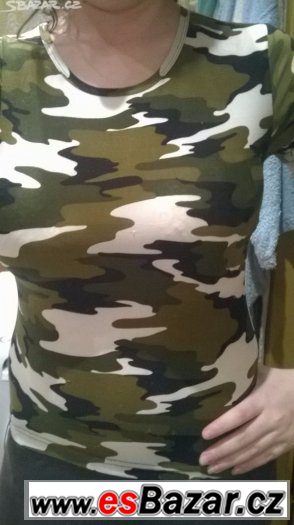 Hezké army tričko – fotografie 1