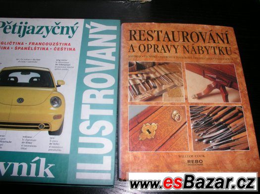 Restaurování nábytku William Cook, Pětijazyčný slovník. – fotografie 1
