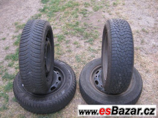 Zimní pneu na discích 165/70 R14 – fotografie 1