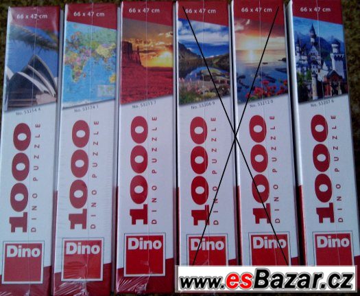 Puzzle - 1000 dílků - DINO - NOVÉ – fotografie 5