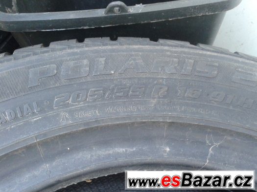 zimní pneu barum polaris 205/55 R16, Vw, Škoda, Seat, Audi – fotografie 2