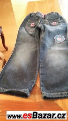 Prodám jeans zn, LEE vel. 116 modré, na holčičku
