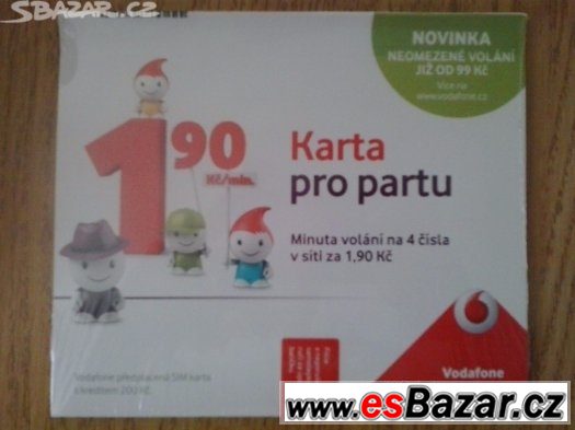 Sim karta Vodafone - pro partu – fotografie 1
