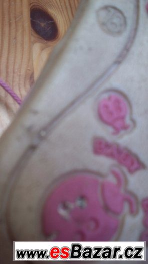 Prodám kotníčkové růžové botičky zn.Kids s beruškami – fotografie 4