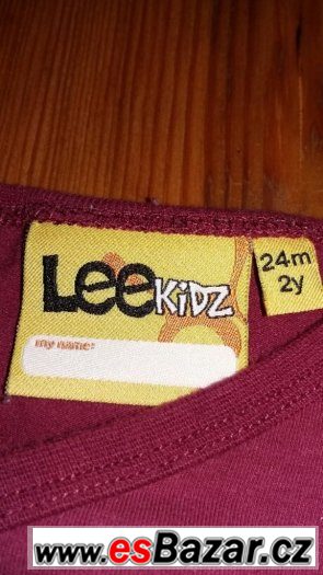 Prodám tričko zn. LEE pro holčičku vel. 92, 2 roky – fotografie 3