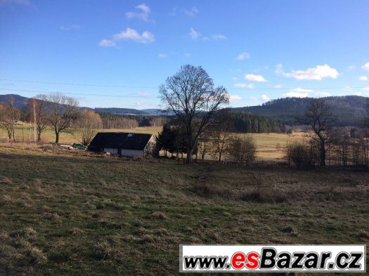 krásný pozemek v chko Šumava s chalupou na zbourání – fotografie 3