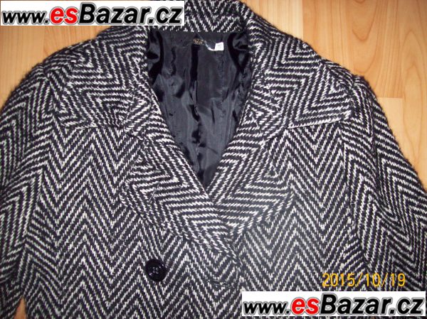 ZIMNÍ ITALSKÝ KABÁT vel.46 - XETRA – fotografie 3