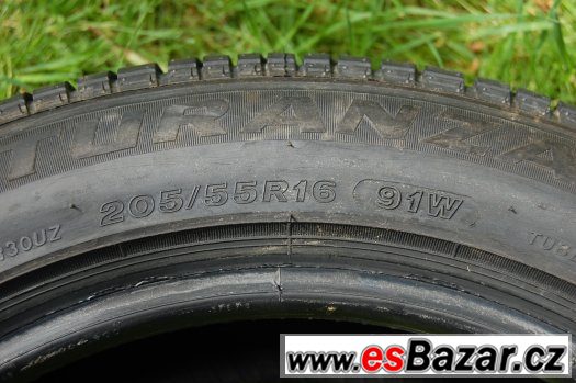 205/55R16 BRIDGESTONE Turanza ER30, 91W, 2ks, nové, nejeté – fotografie 3