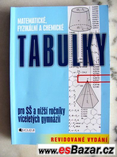 Matematické, fyzikální a chemické tabulky – fotografie 1