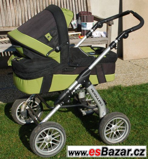 Kočárek Herqules Razor 4 - sporťák + korbička – fotografie 2