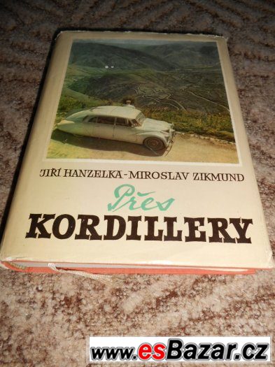 set 2x kniha Přes kordillery + Praha 1921   TOP STAV – fotografie 1