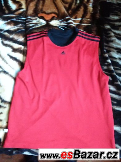 Tílka oboustrané adidas - 2 kusy vel XL+ – fotografie 2