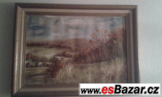 Prodám obraz O. Plachý 1958 – fotografie 2