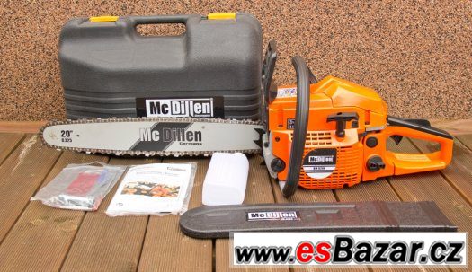 Prodám motorovou pilu McDillen Germany 6200 3.7p + box – fotografie 2
