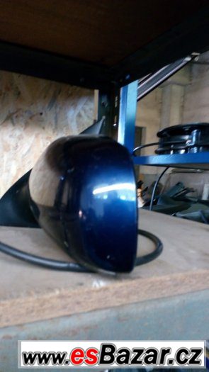 škoda fabia 1 - levé zrcátko modrá metal – fotografie 1