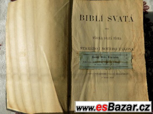 Biblí svatá – fotografie 2