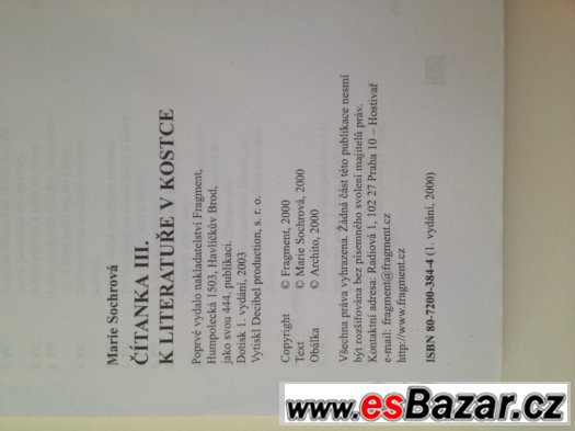 Citanka III. k literature v kostce – fotografie 2