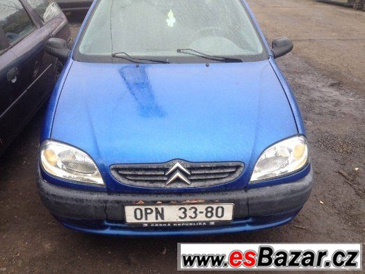 Prodám kompletní předek na Citroen Saxo 1.2 44kw typ motoru – fotografie 1