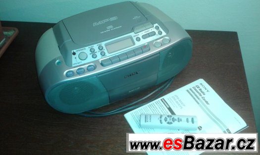 Přenosné rádio - CD, kazety SONY CFD-S03CP – fotografie 1
