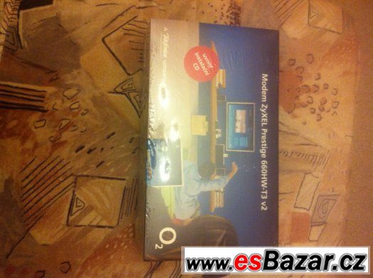 Prodám modem Zyxel P-660HW-T3 - Original od O2 – fotografie 1