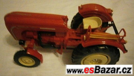 cerveny traktor na ovladani zn.Porsche diesel,plne funkcni,l – fotografie 1
