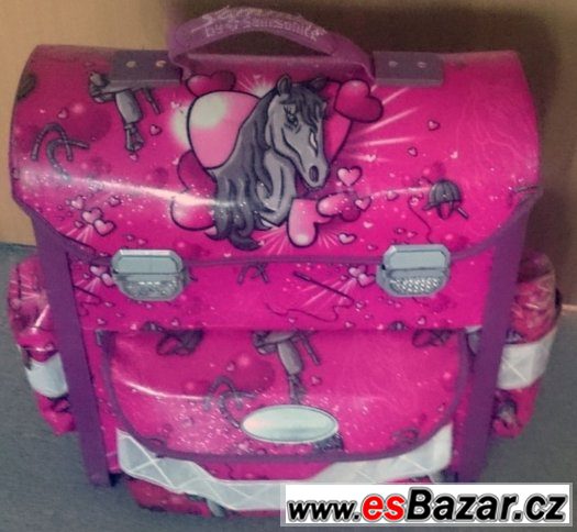 skolni aktovka zn.Samsonite s koniky,zasl.mozne pro 1.-2.tri – fotografie 1